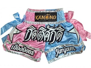 Kickboks broekje met naam : KNSCUST-1306