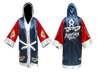 Gepersonaliseerde boksgewaad : KNFIR-143-Rood-Marineblauw