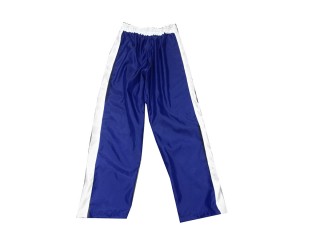 Aangepaste kickboksbroeken : KNPANTS-004-Retro-Blauw