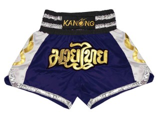 Kanong kickboksbroekje : KNS-141-Marineblauw