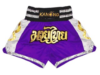 Kanong kickboksbroekje : KNS-141-Paars