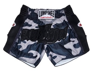 Lumpinee kickboksshorts : LUM-052-Zwart-Camouflage