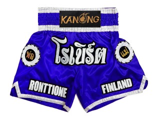 Aangepaste traditionele Thaise broek : KNSCUST-1242-Blauw