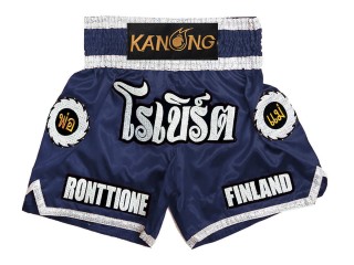 Aangepaste traditionele Thaise broek : KNSCUST-1242-Marineblauw