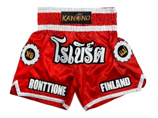 Aangepaste traditionele Thaise broek : KNSCUST-1242-Rood