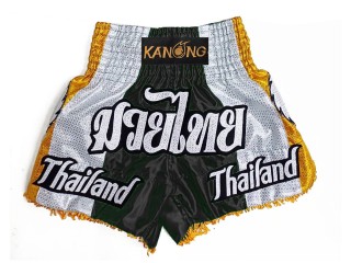 Aangepaste Thaise shorts : KNSCUST-1252-Zwart