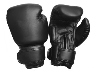 Kanong kinderbokshandschoenen voor training : Klassiek Zwart