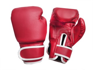 Kanong kinderbokshandschoenen voor training : Klassiek Rood