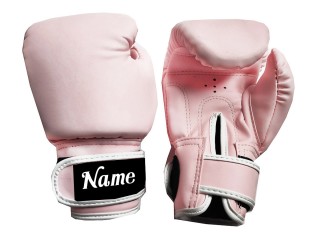 Gepersonaliseerde kinderbokshandschoenen : KNGCUST-KIDS-438 Roze