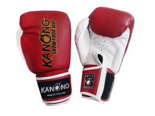 Kanong bokshandschoenen : Rood en Wit