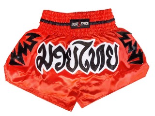 Boxsense kinder boksshorts : BXSKID-012 Rood