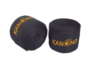KANONG standaard boksbandages : Zwart