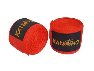 KANONG standaard boksbandages : Rood