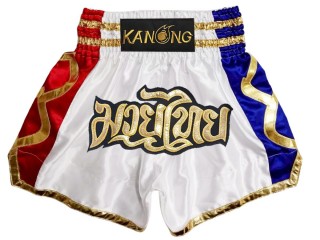 Kanong kickboks broekje : KNS-141-Wit