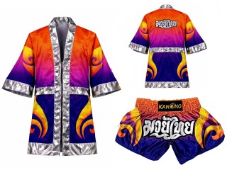 Boksset - boksjas en kickboks broekje : SET-507