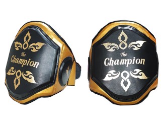 Gepersonaliseerde leren kampioensriem met naam of logo