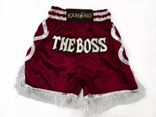 Op maat gemaakte boksbroeken : KNBXCUST-2048-Maroon