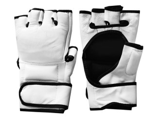 Op maat gemaakte MMA-handschoenen : Wit
