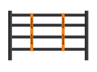 Muay Thai Ring Accessoires - Boksring Touwscheiders : Oranje
