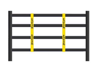 Boksring accessoires - Boksring touwconnectoren : Geel