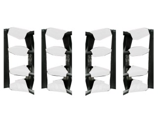 Muay Thai Ring Accessoires - Boksring Spanschroefhoezen (set van 16) : Wit