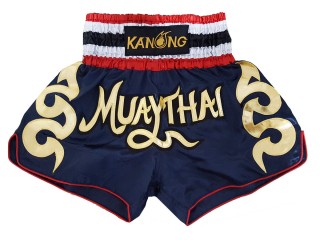 Kanong kickboksshort : KNS-120-Marineblauw