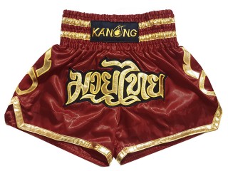 Kanong kickboksshort : KNS-121-Maroon