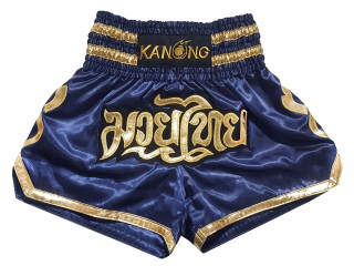 Kanong kickboksshort : KNS-121-Marineblauw