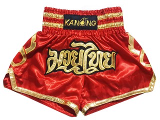 Kanong kickboksshort : KNS-121-Rood