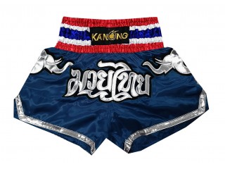 Kanong kickboksshort : KNS-125-Marineblauw