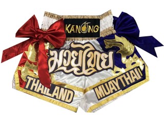 Kanong kickboksbroekje : KNS-128-Wit