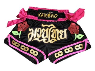 Kanong kickboksbroekje : KNS-129-Zwart