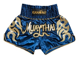 Kanong kickboksbroekje : KNS-134-Marineblauw