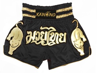 Kanong kickboksbroekje : KNS-135-Zwart