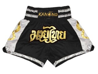 Kanong kickboksbroekje : KNS-141-Zwart