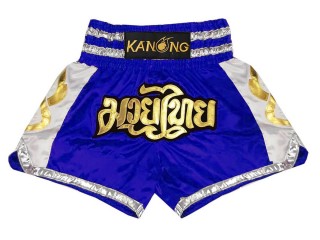 Kanong kickboksbroekje : KNS-141-Blauw