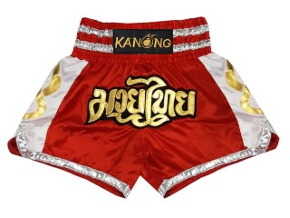 Kanong kickboksbroekje : KNS-141-Rood