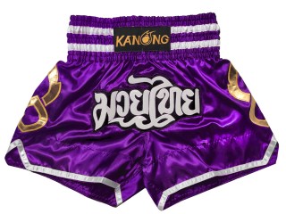 Kanong kickboksshort : KNS-143-Paars