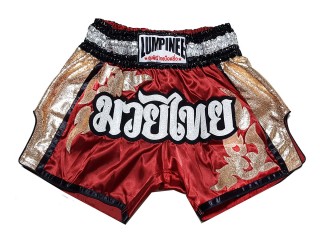 Lumpinee Kickboksbroekje : LUM-043-Rood