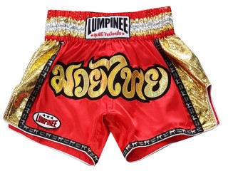 Lumpinee Kickboks Shorts : LUM-045-Rood