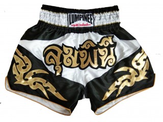 Lumpinee Kickboks Trainingsshorts : LUM-049-Wit