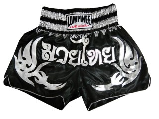 Lumpinee Kickboks Shorts : LUM-050-Zwart-Zilver