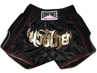 Lumpinee Retro Kickboks Shorts : LUMRTO-003-Zwart