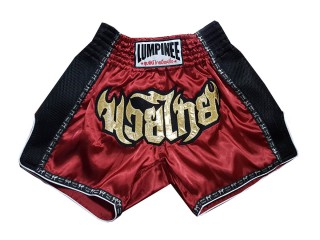 Lumpinee Retro Kickboks Shorts : LUMRTO-003-Maroon