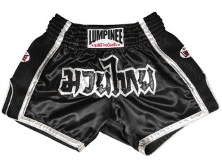 Lumpinee Retro Kickboks Shorts : LUMRTO-005-Zwart