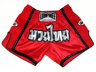 Lumpinee Retro Kickboks Shorts : LUMRTO-005-Rood