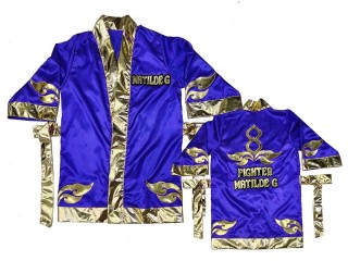 Kanong gepersonaliseerde boksjas : KNFIRCUST-001-Blauw