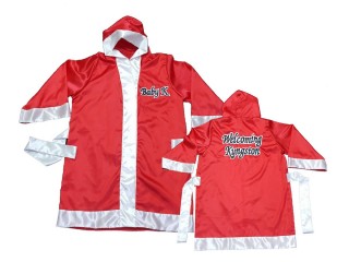 Kanong op maat gemaakte boksjurk : KNFIRCUST-002-Rood