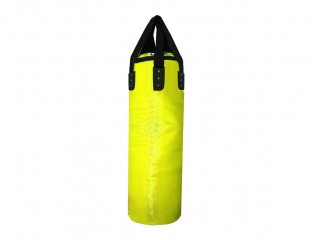 Op maat gemaakte microvezel bokszak voor boksen : Geel 120 cm. (niet ingevuld)