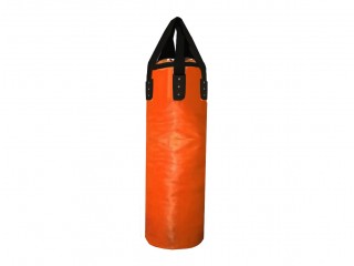 Op maat gemaakte microvezel bokszak voor boksen : Oranje 150 cm. (niet ingevuld)